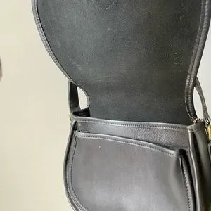 Coach | Bags | Coach Bonnie Cashin Vintage Black Saddle Bag 985